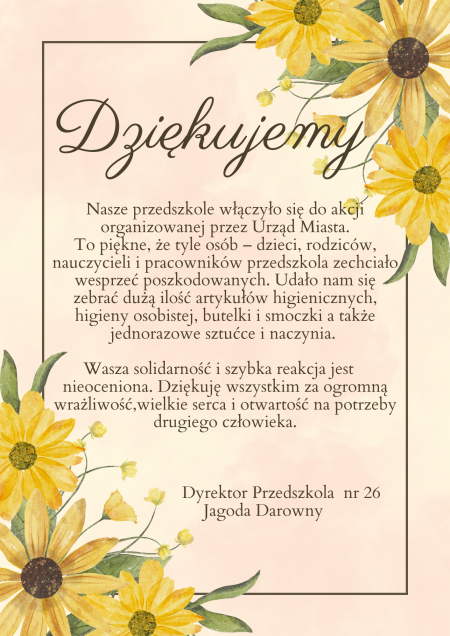 Dziękujemy